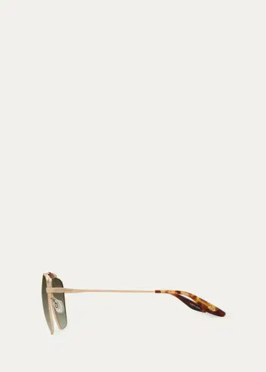BARTON PERREIRA Men's Bhanot Titanium Aviator Sunglasses | Thumbnail 4 BARTON PERREIRA Men's Bhanot Titanium Aviator Sunglasses | Thumbnail 4