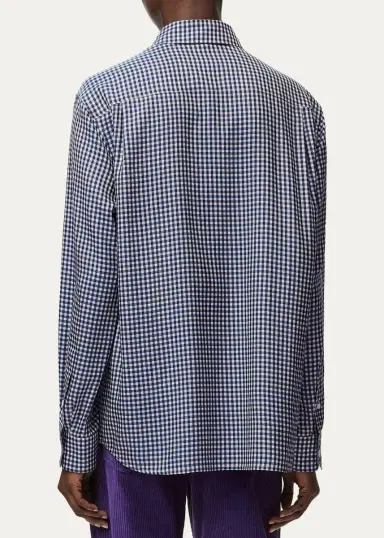 Loewe Gingham Button-Front Shirt | Thumbnail 3 Loewe Gingham Button-Front Shirt | Thumbnail 3