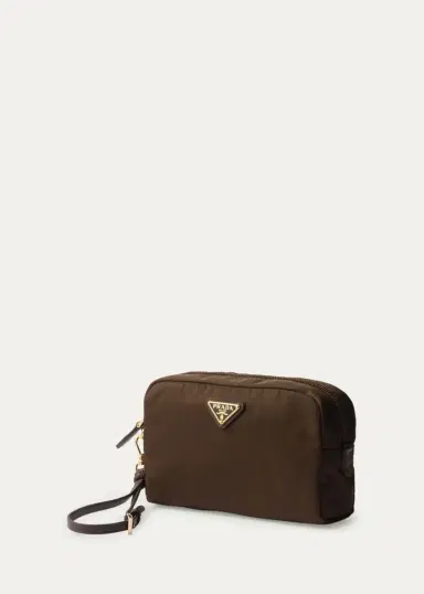 Prada Small Nylon Cosmetic Pouch Bag | Thumbnail 2 Prada Small Nylon Cosmetic Pouch Bag | Thumbnail 2