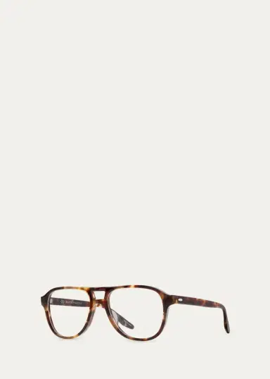 BARTON PERREIRA Men's Mirando Acetate Aviator Eyeglasses | Thumbnail 3 BARTON PERREIRA Men's Mirando Acetate Aviator Eyeglasses | Thumbnail 3