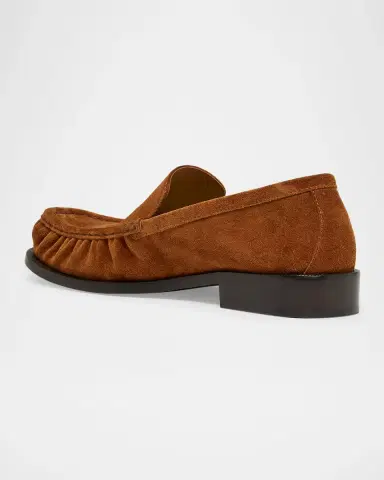 Dries Van Noten Men's Moc-Toe Leather Loafers | Thumbnail 4 Dries Van Noten Men's Moc-Toe Leather Loafers | Thumbnail 4