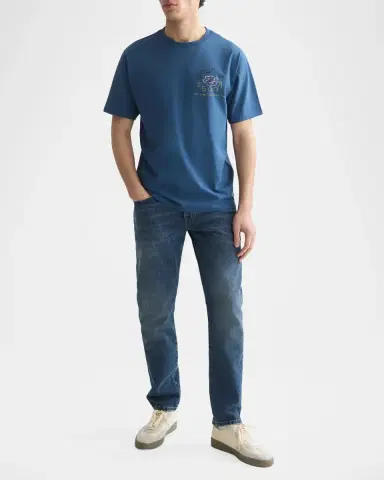 Scotch & Soda Men's Relaxed-Fit Logo Artwork T-Shirt | Thumbnail 2 Scotch & Soda Men's Relaxed-Fit Logo Artwork T-Shirt | Thumbnail 2
