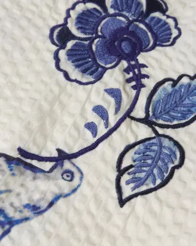 Scotch & Soda x Royal Delft Men's Relaxed Short-Sleeve Shirt | Thumbnail 6 Scotch & Soda x Royal Delft Men's Relaxed Short-Sleeve Shirt | Thumbnail 6