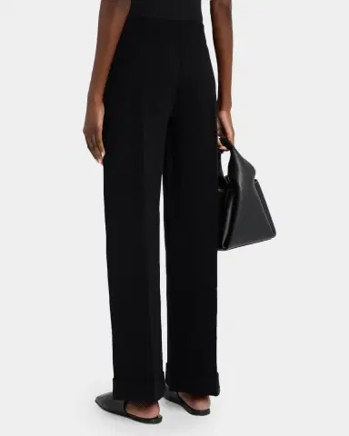 Lafayette 148 New York Thomas Cuffed Pintuck Straight-Leg Pants | Thumbnail 3 Lafayette 148 New York Thomas Cuffed Pintuck Straight-Leg Pants | Thumbnail 3