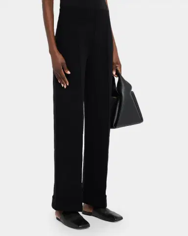 Lafayette 148 New York Thomas Cuffed Pintuck Straight-Leg Pants | Thumbnail 4 Lafayette 148 New York Thomas Cuffed Pintuck Straight-Leg Pants | Thumbnail 4