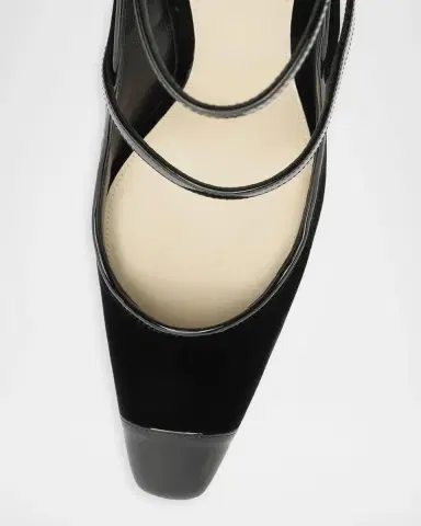 Alexandre Birman 85mm Tita Wave Velvet Pumps | Thumbnail 4 Alexandre Birman 85mm Tita Wave Velvet Pumps | Thumbnail 4