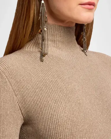 Ralph Lauren Collection Turtleneck Sweater Evening Dress | Thumbnail 5 Ralph Lauren Collection Turtleneck Sweater Evening Dress | Thumbnail 5