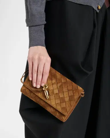 Bottega Veneta Andiamo Leather Wallet-On-Chain | Thumbnail 2 Bottega Veneta Andiamo Leather Wallet-On-Chain | Thumbnail 2