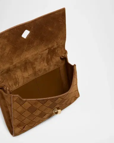 Bottega Veneta Andiamo Leather Wallet-On-Chain | Thumbnail 4 Bottega Veneta Andiamo Leather Wallet-On-Chain | Thumbnail 4
