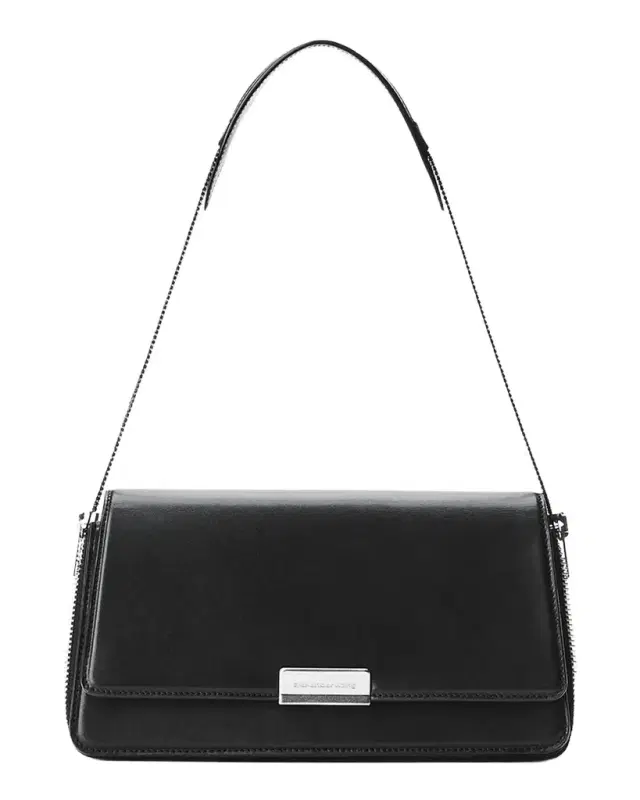 Siren Medium Leather Flap Bag Siren Medium Leather Flap Bag