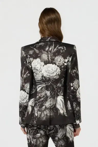 Roberto Cavalli Fiammingo Flowers Print Jacket | Thumbnail 3 Roberto Cavalli Fiammingo Flowers Print Jacket | Thumbnail 3