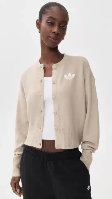 Adidas Essentials Knit Cardigan | Thumbnail 2 Adidas Essentials Knit Cardigan | Thumbnail 2