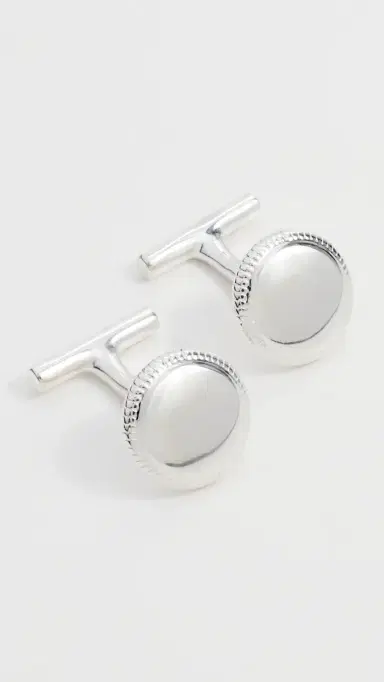 Shinola Sterling Silver Coin Edge Cufflinks | Thumbnail 2 Shinola Sterling Silver Coin Edge Cufflinks | Thumbnail 2