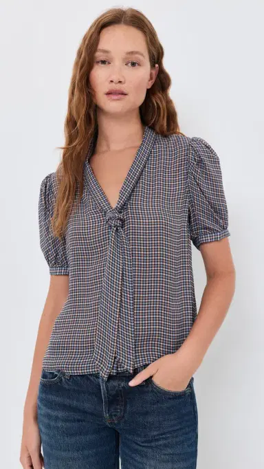 Frame The Sonnet Silk Blouse | Thumbnail 2 Frame The Sonnet Silk Blouse | Thumbnail 2