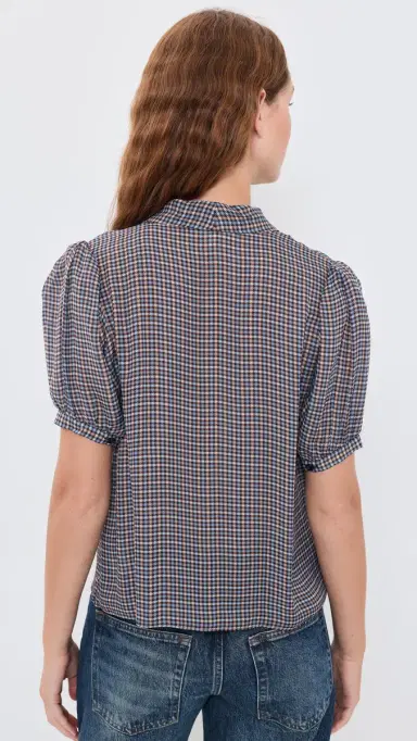 Frame The Sonnet Silk Blouse | Thumbnail 3 Frame The Sonnet Silk Blouse | Thumbnail 3