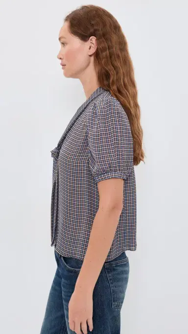 Frame The Sonnet Silk Blouse | Thumbnail 4 Frame The Sonnet Silk Blouse | Thumbnail 4