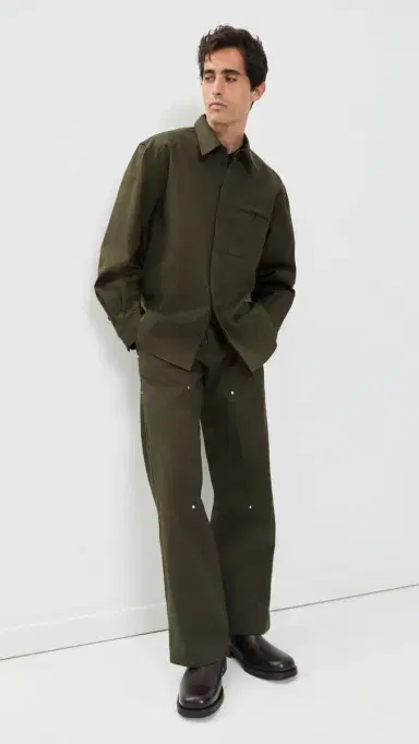 Helmut Lang Chino Twill Over Shirt | Thumbnail 5 Helmut Lang Chino Twill Over Shirt | Thumbnail 5