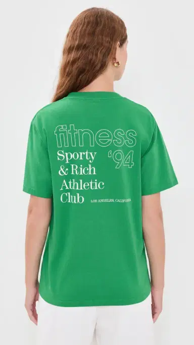 Sporty & Rich Fitness 94 T-Shirt | Thumbnail 3 Sporty & Rich Fitness 94 T-Shirt | Thumbnail 3