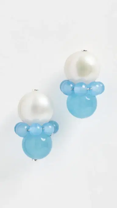 Completedworks Freshwater Pearls Agate Bead Earrings | Thumbnail 2 Completedworks Freshwater Pearls Agate Bead Earrings | Thumbnail 2