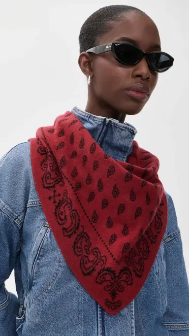 Guest In Residence The Wild Rag Bandana Scarf | Thumbnail 3 Guest In Residence The Wild Rag Bandana Scarf | Thumbnail 3