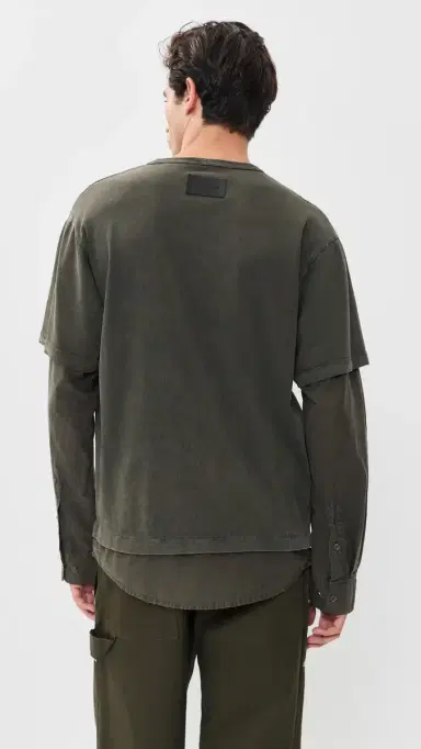 Helmut Lang Shirt Layer Tee | Thumbnail 3 Helmut Lang Shirt Layer Tee | Thumbnail 3