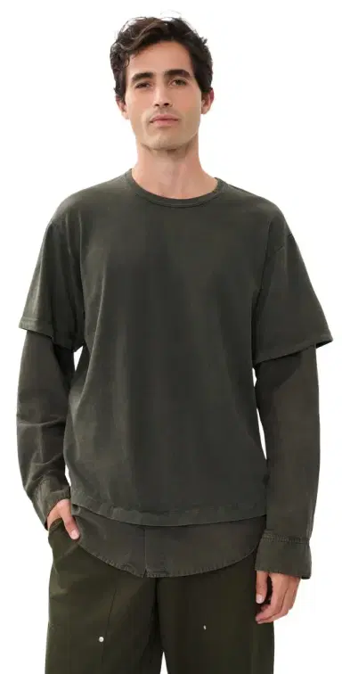 Helmut Lang Shirt Layer Tee | Thumbnail 1 Helmut Lang Shirt Layer Tee | Thumbnail 1