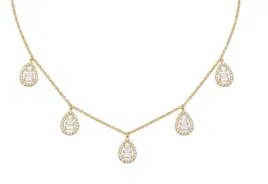 Wish Fine Jewelry 1.25ct Diamond 18K Gold Stationed Necklace | Thumbnail 1 Wish Fine Jewelry 1.25ct Diamond 18K Gold Stationed Necklace | Thumbnail 1