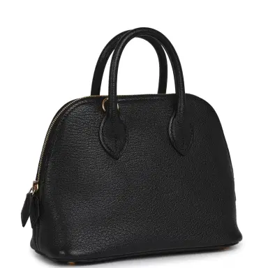 HERMÈS Hermes 1923 Bolide Mini Black Chevre Mysore Gold Hardware | Thumbnail 2 HERMÈS Hermes 1923 Bolide Mini Black Chevre Mysore Gold Hardware | Thumbnail 2