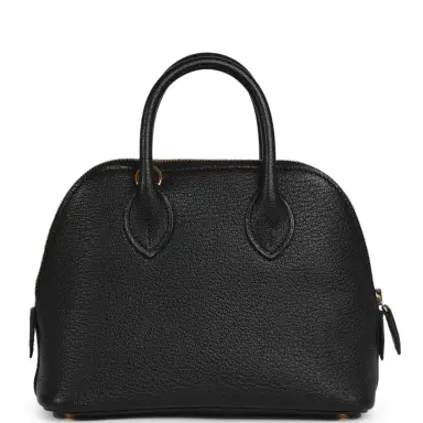 HERMÈS Hermes 1923 Bolide Mini Black Chevre Mysore Gold Hardware | Thumbnail 4 HERMÈS Hermes 1923 Bolide Mini Black Chevre Mysore Gold Hardware | Thumbnail 4