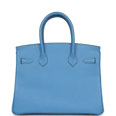 HERMÈS Hermes Birkin 30 Bleu Paradise Epsom Gold Hardware | Thumbnail 4 HERMÈS Hermes Birkin 30 Bleu Paradise Epsom Gold Hardware | Thumbnail 4