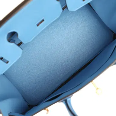 HERMÈS Hermes Birkin 30 Bleu Paradise Epsom Gold Hardware | Thumbnail 8 HERMÈS Hermes Birkin 30 Bleu Paradise Epsom Gold Hardware | Thumbnail 8