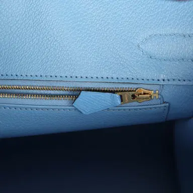 HERMÈS Hermes Birkin 30 Bleu Paradise Epsom Gold Hardware | Thumbnail 9 HERMÈS Hermes Birkin 30 Bleu Paradise Epsom Gold Hardware | Thumbnail 9