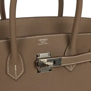 HERMÈS Hermes Birkin 35 Etoupe Togo Palladium Hardware | Thumbnail 7 HERMÈS Hermes Birkin 35 Etoupe Togo Palladium Hardware | Thumbnail 7