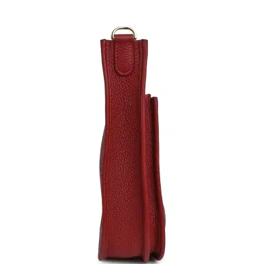 HERMÈS Hermes Evelyne 23 Rouge H Clemence Gold Hardware | Thumbnail 3 HERMÈS Hermes Evelyne 23 Rouge H Clemence Gold Hardware | Thumbnail 3