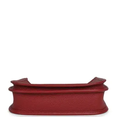 HERMÈS Hermes Evelyne 23 Rouge H Clemence Gold Hardware | Thumbnail 6 HERMÈS Hermes Evelyne 23 Rouge H Clemence Gold Hardware | Thumbnail 6