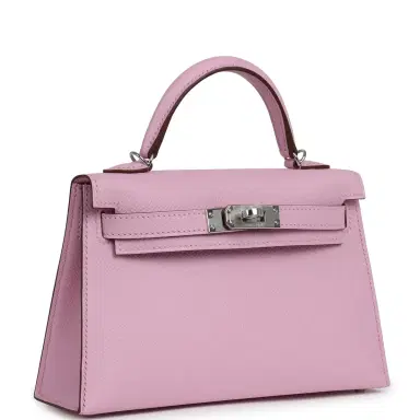 HERMÈS Hermes Kelly Sellier 20 Mauve Sylvestre Epsom Palladium Hardware | Thumbnail 2 HERMÈS Hermes Kelly Sellier 20 Mauve Sylvestre Epsom Palladium Hardware | Thumbnail 2