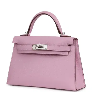 HERMÈS Hermes Kelly Sellier 20 Mauve Sylvestre Epsom Palladium Hardware | Thumbnail 5 HERMÈS Hermes Kelly Sellier 20 Mauve Sylvestre Epsom Palladium Hardware | Thumbnail 5