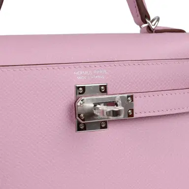 HERMÈS Hermes Kelly Sellier 20 Mauve Sylvestre Epsom Palladium Hardware | Thumbnail 7 HERMÈS Hermes Kelly Sellier 20 Mauve Sylvestre Epsom Palladium Hardware | Thumbnail 7