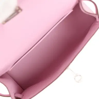 HERMÈS Hermes Kelly Sellier 20 Mauve Sylvestre Epsom Palladium Hardware | Thumbnail 8 HERMÈS Hermes Kelly Sellier 20 Mauve Sylvestre Epsom Palladium Hardware | Thumbnail 8