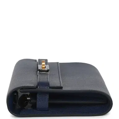 HERMÈS Hermes Kelly Wallet To Go Bleu Saphir Chevre Chamkila Electrum Hardware | Thumbnail 4 HERMÈS Hermes Kelly Wallet To Go Bleu Saphir Chevre Chamkila Electrum Hardware | Thumbnail 4