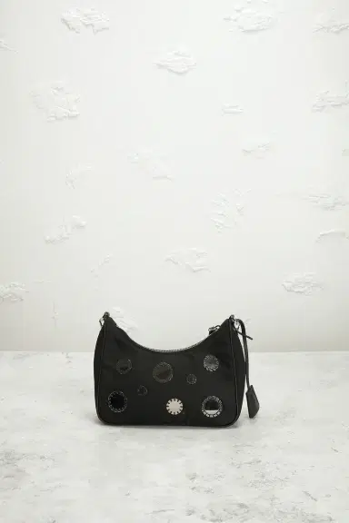 Prada Prada Sequin Polka Dot Re-Edition 2005 Re-Nylon Shoulder Bag | Thumbnail 3 Prada Prada Sequin Polka Dot Re-Edition 2005 Re-Nylon Shoulder Bag | Thumbnail 3