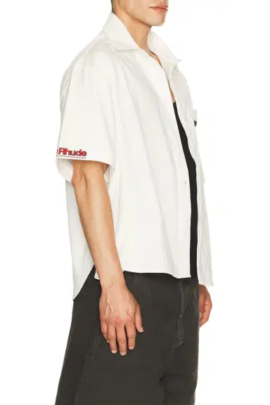 Rhude Petrol Oversized Mechanic Shirt | Thumbnail 2 Rhude Petrol Oversized Mechanic Shirt | Thumbnail 2