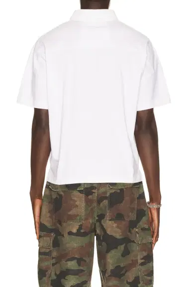 Rhude Short Sleeve Jersey Polo Shirt | Thumbnail 2 Rhude Short Sleeve Jersey Polo Shirt | Thumbnail 2
