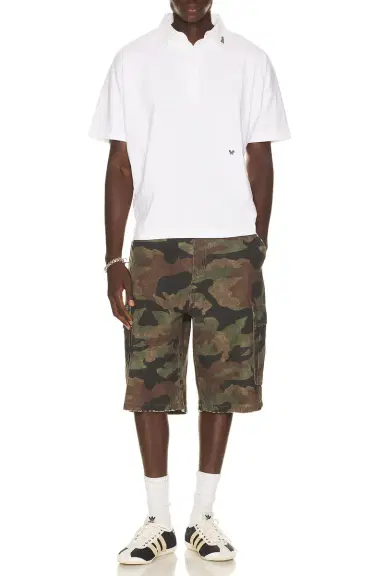 Rhude Short Sleeve Jersey Polo Shirt | Thumbnail 3 Rhude Short Sleeve Jersey Polo Shirt | Thumbnail 3