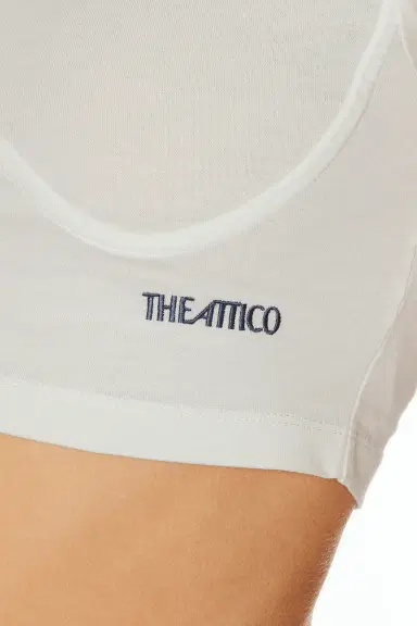 The Attico Logo Crop Tee | Thumbnail 5 The Attico Logo Crop Tee | Thumbnail 5