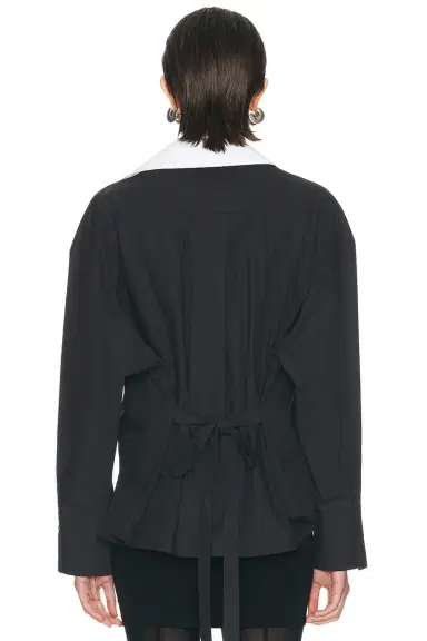 The Attico Oversized Contrast Shirt | Thumbnail 5 The Attico Oversized Contrast Shirt | Thumbnail 5