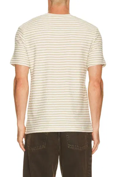 Frame Ribbed Striped Tee | Thumbnail 2 Frame Ribbed Striped Tee | Thumbnail 2