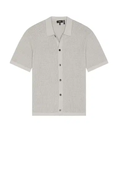 Theory Cotton Mesh Button Down Shirt | Thumbnail 4 Theory Cotton Mesh Button Down Shirt | Thumbnail 4