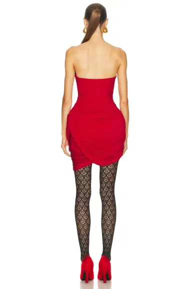 Magda Butrym Strapless Mini Dress | Thumbnail 4 Magda Butrym Strapless Mini Dress | Thumbnail 4