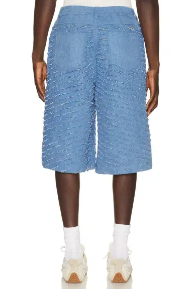 Pas Une Marque Cut Through Denim Shorts | Thumbnail 2 Pas Une Marque Cut Through Denim Shorts | Thumbnail 2
